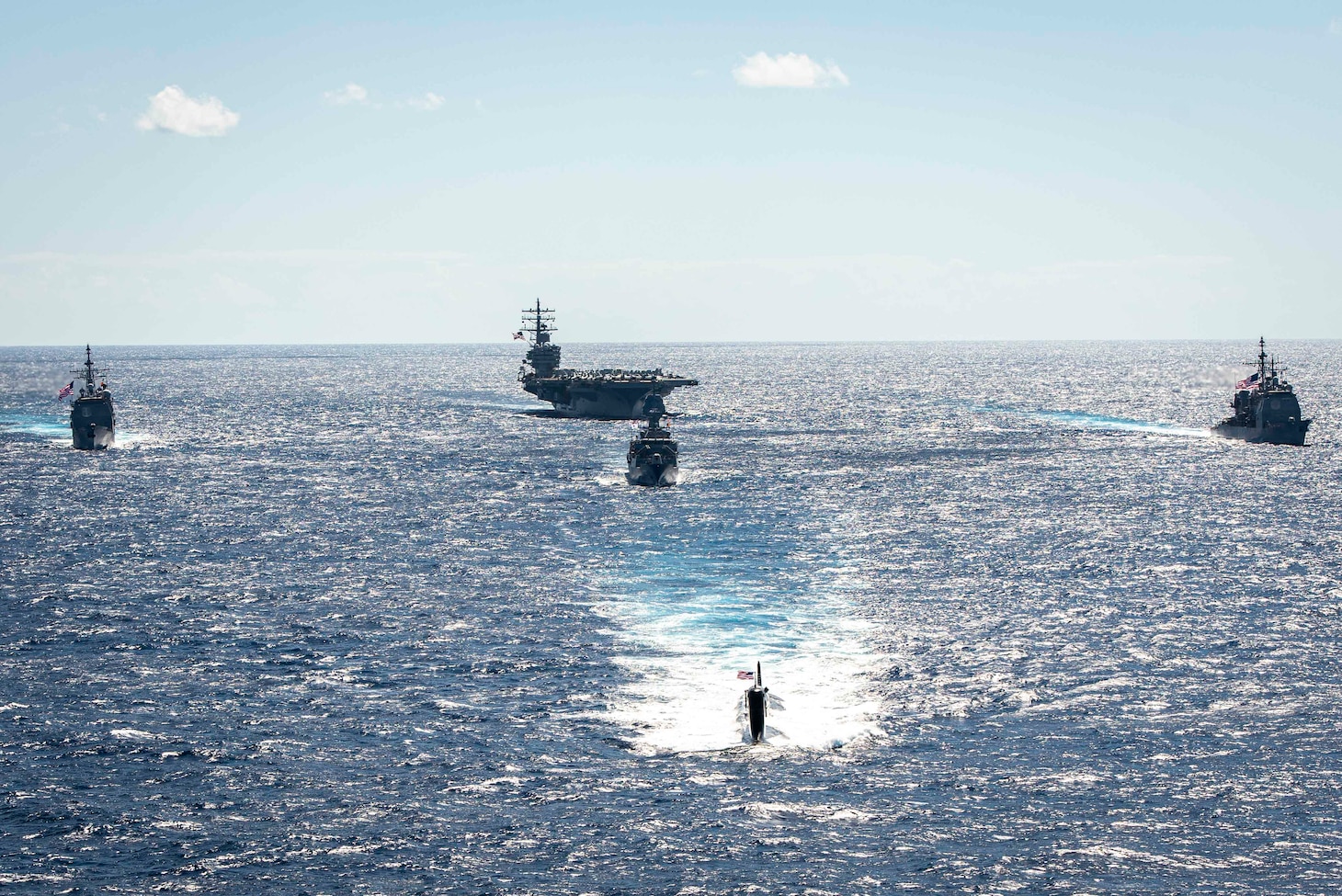 USS Ronald Reagan Carrier Strike Group joins Royal Australian Navy for Sea, Air and Intelligence Integration during Talisman Sabre 23