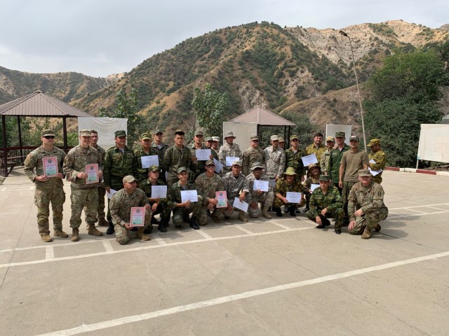 Virginia Guard Conducts Mountain Warfare Exchange in Tajikistan