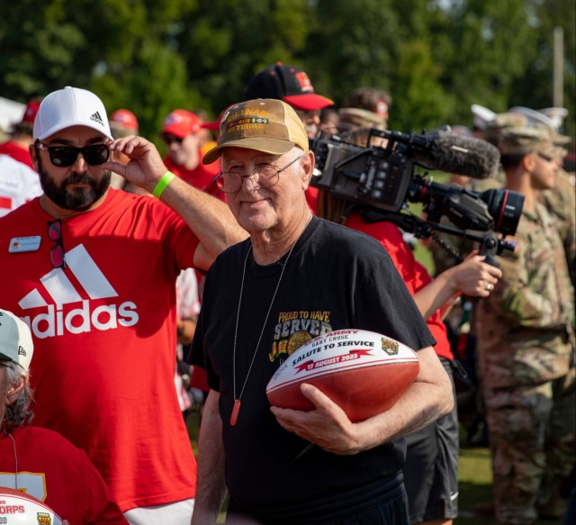 Big Red One Attends Kansas City Chiefs Training Camp