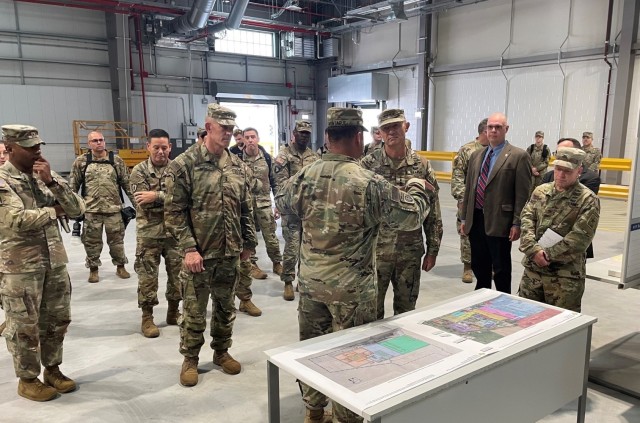 Army’s top two uniformed leaders visit new APS-2 storage and maintenance complex in Poland