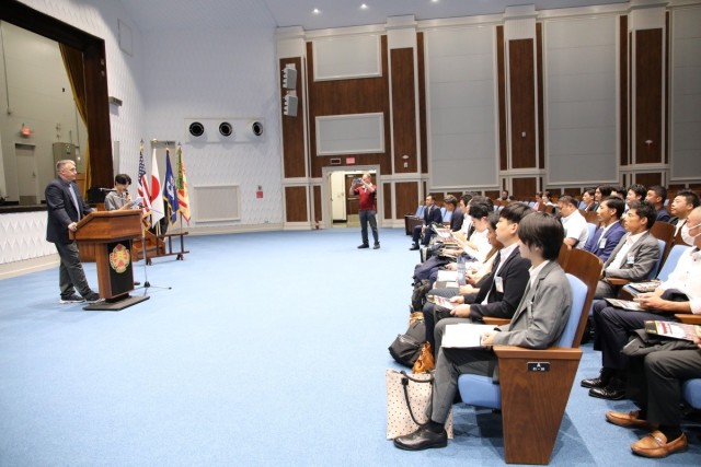 Junior Chamber International members tour Camp Zama, strengthening U.S.-Japan outreach