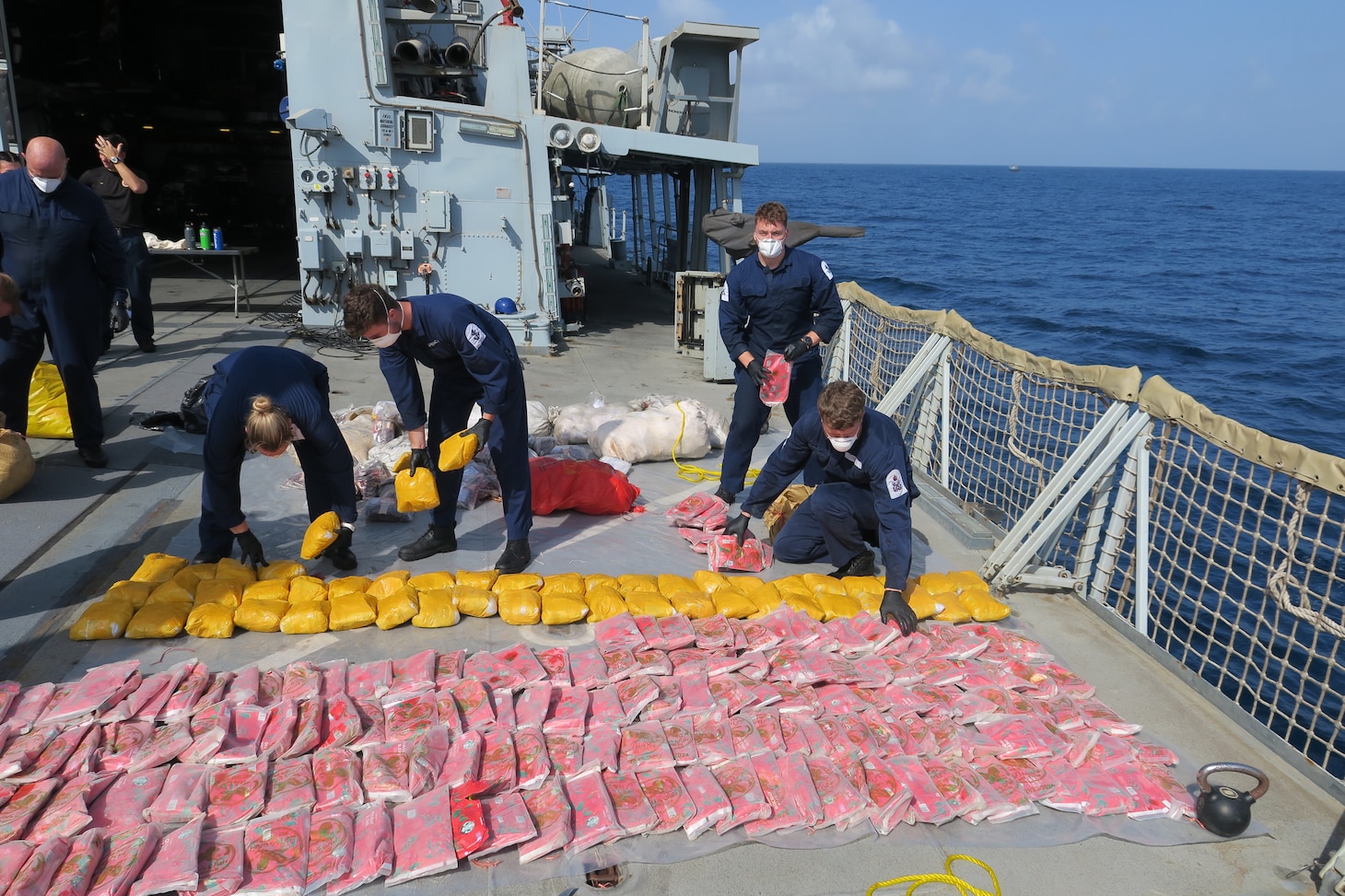 French-Led Combined Task Force 150 seized more illegal narcotics in the Arabian Sea
