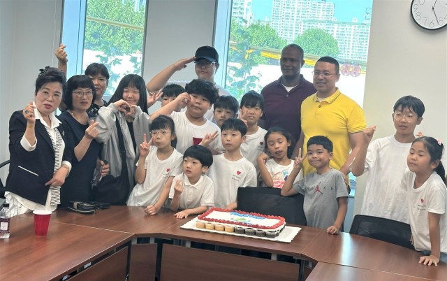 403rd AFSB visits Bethany Farm Orphanage children