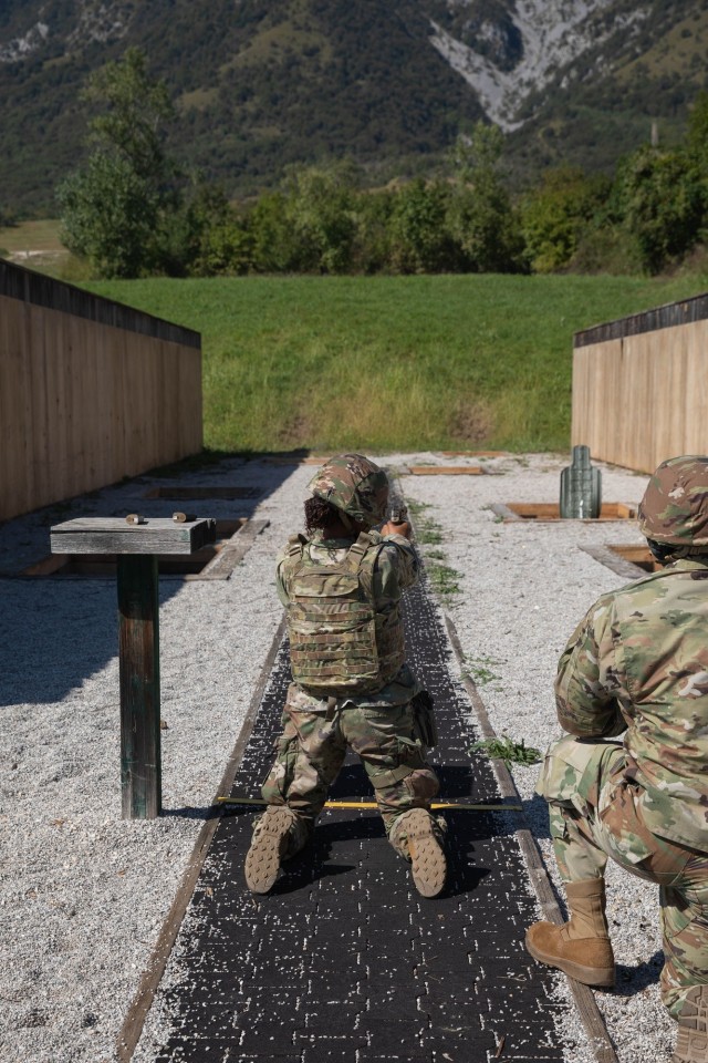 SETAF-AF Soldiers conduct weapons qualifications