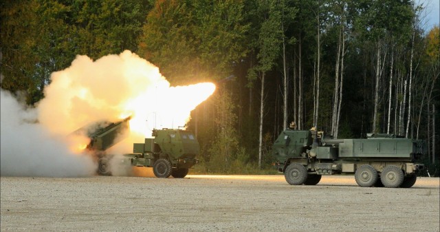 HIMARS crews conduct live-fire exercise with NATO allies in Estonia