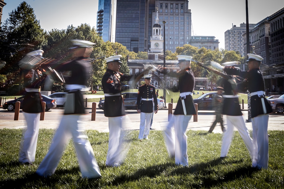 Navy and Marines return to birthplace Philadelphia for partnered service week