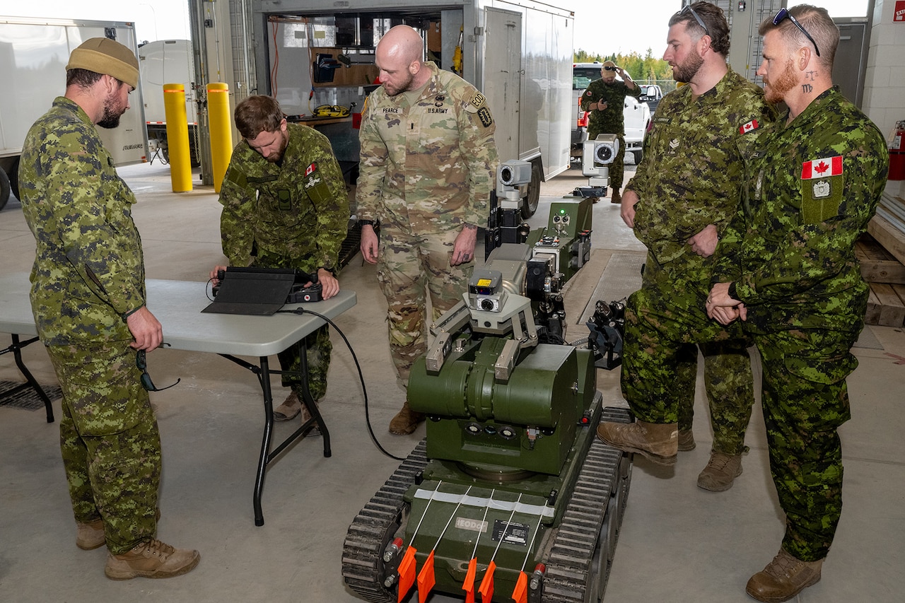 Army EOD Techs Train With Canadian Allies During Exercise Ardent Defender