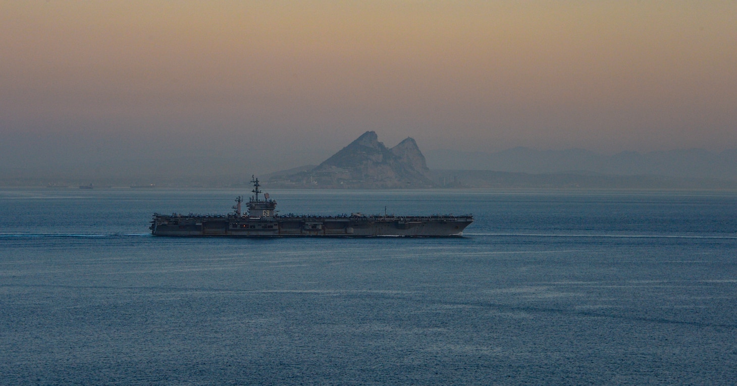 Dwight D. Eisenhower Carrier Strike Group Enters the Mediterranean Sea