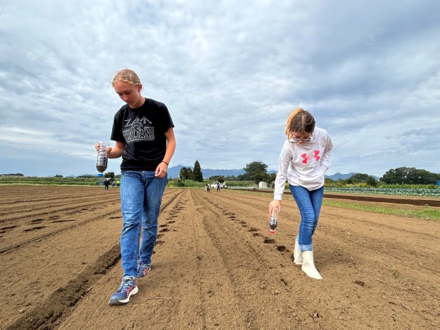 U.S. Army community volunteers in Japan plant seeds for strong partnership with neighboring city