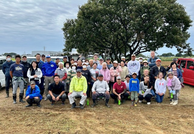 U.S. Army community volunteers in Japan plant seeds for strong partnership with neighboring city