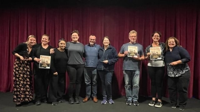At this year's One Page Play Festival, staff and participants from seven military communities wrote 17 one-page plays which were fully produced - the most ever presented.