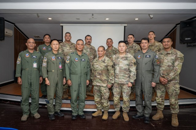 Hawaii Army National Guard's Company C, 1st Battalion 183rd Aviation Regiment, and Army Aviation Support Facility No. 2 , conduct a Rotary Wing Aviation Maintenance & Standardization Subject Matter Expert Exchange with the Philippine Air Force's 205th Tactical Helicopter Wing at Brigadier General Benito N. Ebuen Air Base, Lapu-Lapu City, Philippines Sept. 29, 2023.  This inaugural event, a pioneering collaboration between HIARNG and PAF, is a cornerstone for future engagements. Strengthening alliances and partnerships with key allies like the Philippines, a framework is created that is capable of deterring aggression, maintaining stability, and ensuring free access to common domains in accordance with international law.