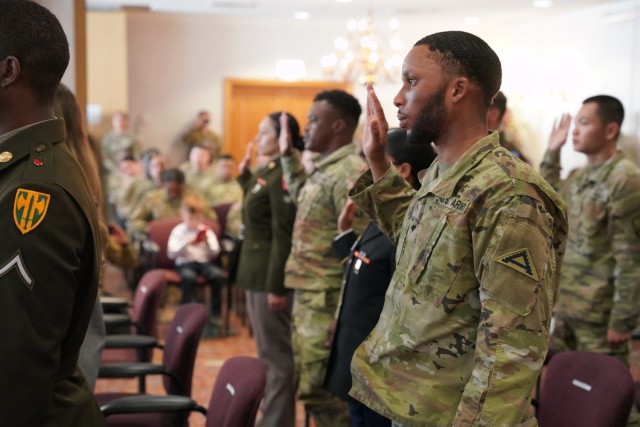 U.S. Army Garrison Bavaria Naturalization Ceremony