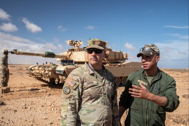 Idaho National Guard and Moroccan tankers partner during African Lion 2023