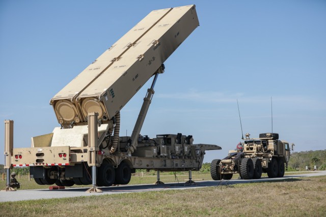 A U.S Army Soldier lifts the hydraulic launching system on the new Long-Range Hypersonic Weapon (LRHW) during Operation Thunderbolt Strike at Cape Canaveral Space Force Station, Florida, March 3, 2023. During the LRHW system development, the Army’s Rapid Capabilities & Critical Technologies Office (RCCTO) implemented a Soldier-centered design concept which uses formal and informal Soldier touch points to obtain early feedback to influence design, speed up development, and ensure an operationally effective weapon system.