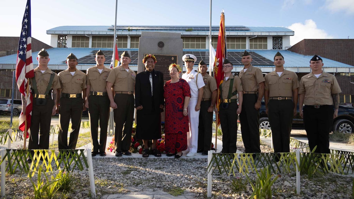 PACIFIC MARINES, KIRIBATI AND U.S. EMBASSY SUVA COMMEMORATE 80TH ANNIVERSARY OF THE BATTLE OF TARAWA