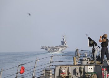 IKE Strike Group Transits the Strait of Hormuz