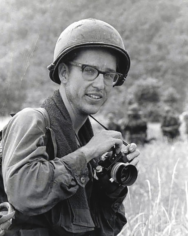While assigned to the public affairs staff of Army Headquarters-Vietnam, Spc. 4th Class Stephen H. Warner documented the war effort and daily mission of Soldiers in Vietnam through photos and stories for hometown newspapers and military publications like "Stars and Stripes." He was killed February 14, 1971. His name is on the Vietnam Wall Memorial. (Photo courtesy of Gettysburg College)