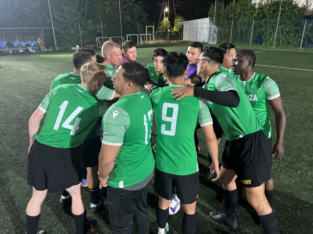 Soldiers’ friendly soccer rivalry with Vatican Swiss Guard continues