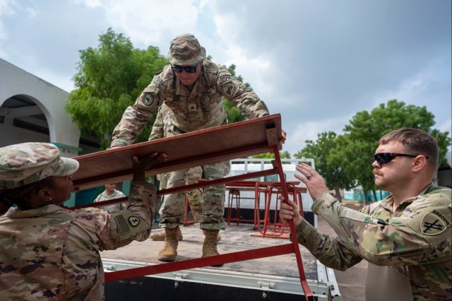 CJTF-HOA Leads Desk Rejuvenation Project throughout Djibouti