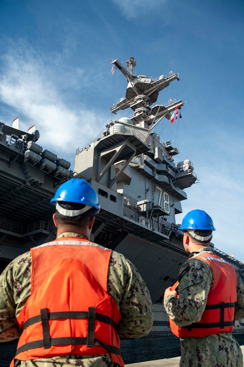 The World’s Largest Aircraft Carrier Arrives in Souda Bay