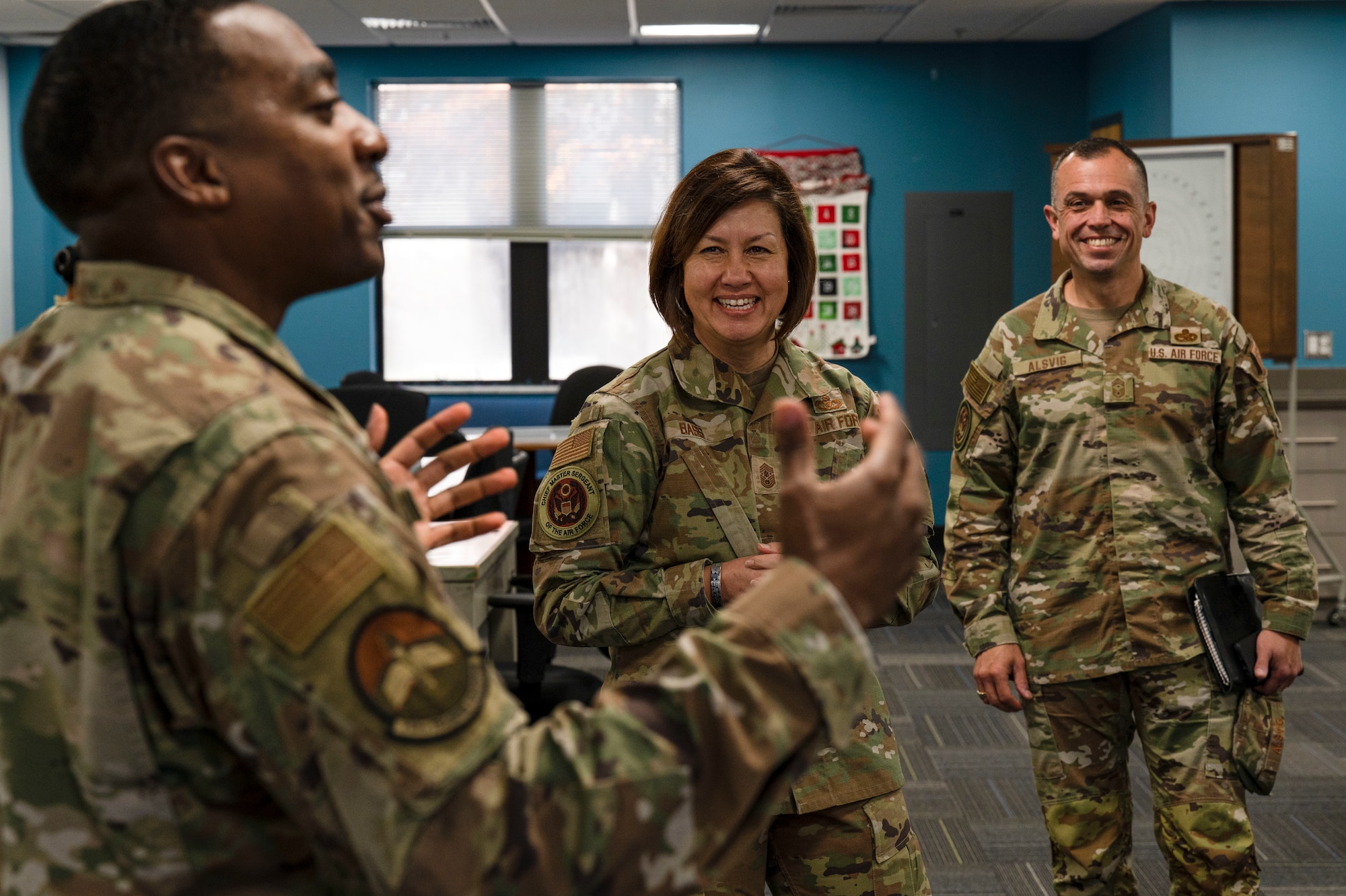 CMSAF, senior leaders visit Keesler AFB