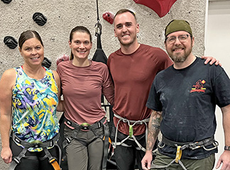 Central Iowa Veterans build confidence through climbing