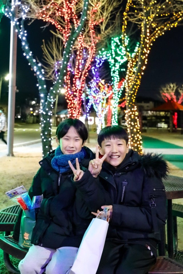 Camp Casey/K-16 hosts annual tree lighting ceremonies for service members and families
