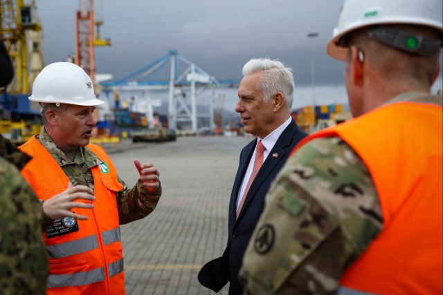 21st Theater Sustainment Command Supports First Port Operation in Portugal