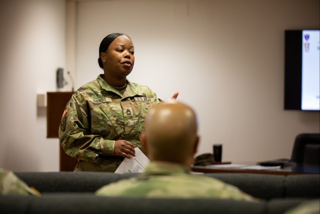 SETAF-AF hosts a Company Commander-First Sergeant Pre-Command course