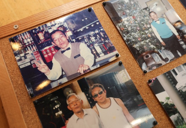 A collection of Tsuneo Yamagishi's photos can be seen in a photo album during a visit to his home in Sagamihara, Japan, Dec.  5, 2023. Yamagishi, who previously served in the Japanese Imperial Navy, eventually worked more than 50 years at U.S. Army installations following World War II. 