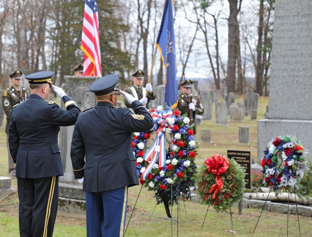 New York Army Guard Salutes Former President Van Buren