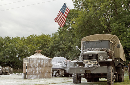 Truck at Bastogne on Christmas Day