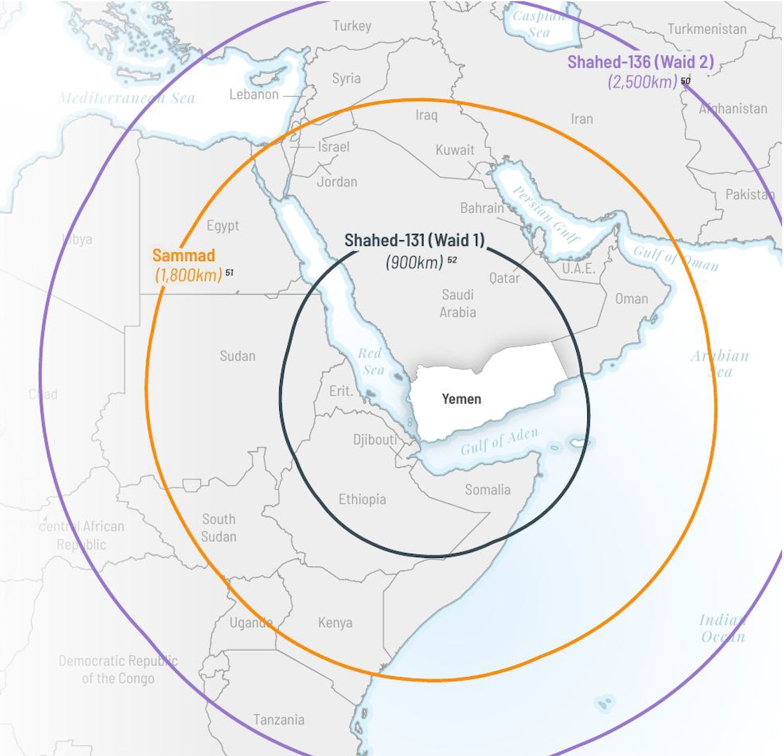 DIA report confirms the Houthis’ use of Iranian missiles and unmanned aerial vehicles to conduct attacks across the Middle East