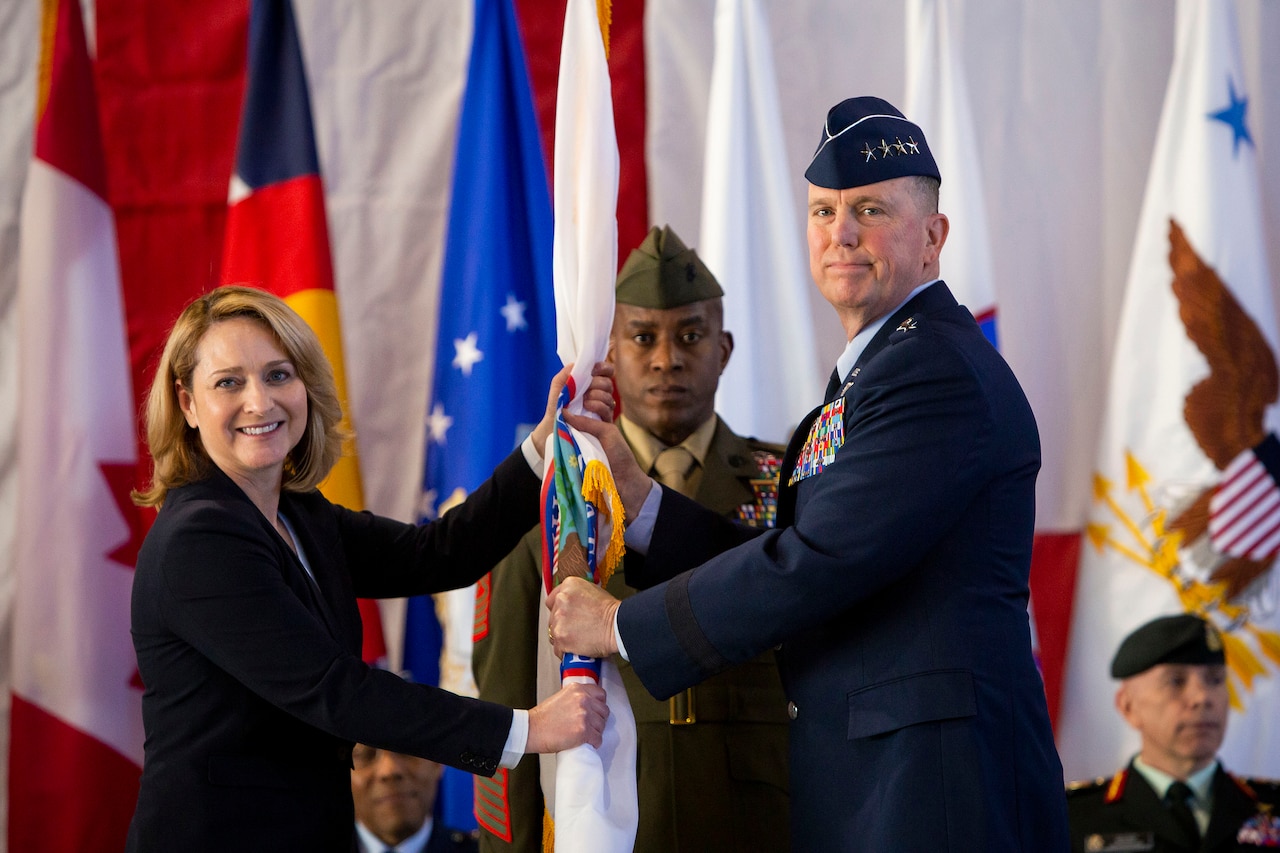 Hicks Underscores U.S. Deterrence Against Attacks on Homeland at Northcom Change of Command
