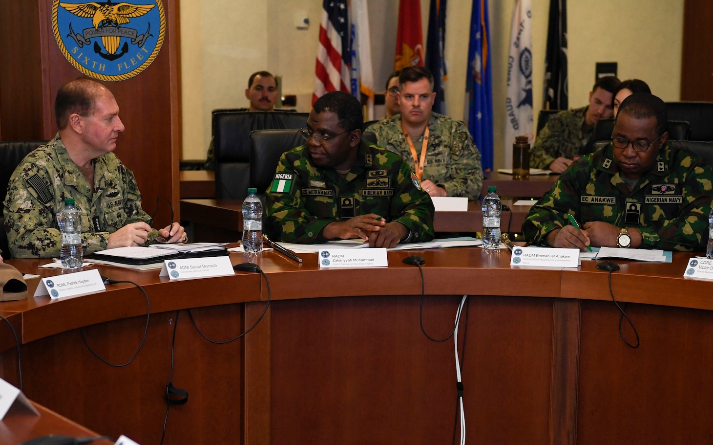 U.S. Naval Forces Africa Hosts Nigerian Navy Delegation for Staff Talks