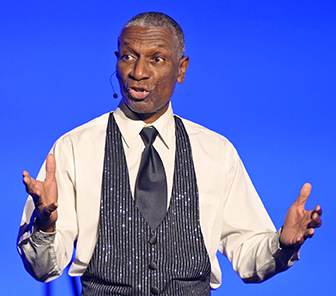 Veteran Kevin Stuart at Creative Arts Festival