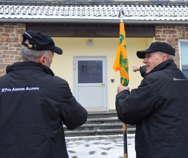 37th Armor Alumni Association Leadership visit USAG Ansbach