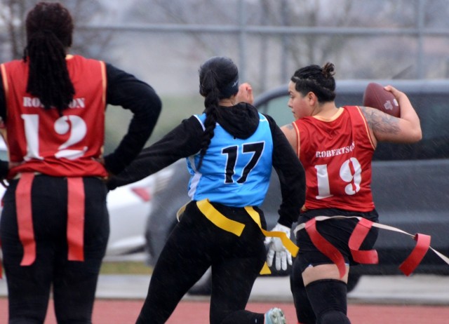 Rain doesn’t stop female flag football tournament