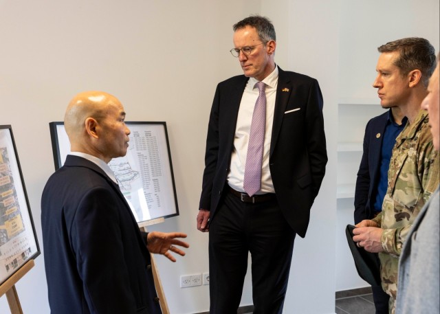 USAG Rheinland-Pfalz leaders outline future vision for Baumholder Military Community during visit from Rheinland-Palatinate Minister of the Interior