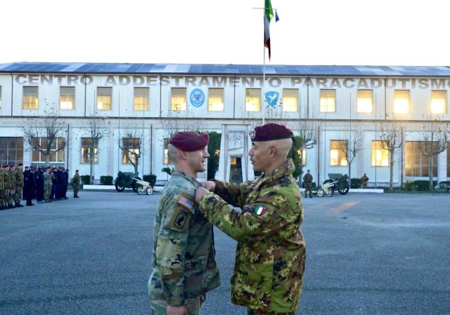 First Sky Soldier earns Italian Jumpmaster title