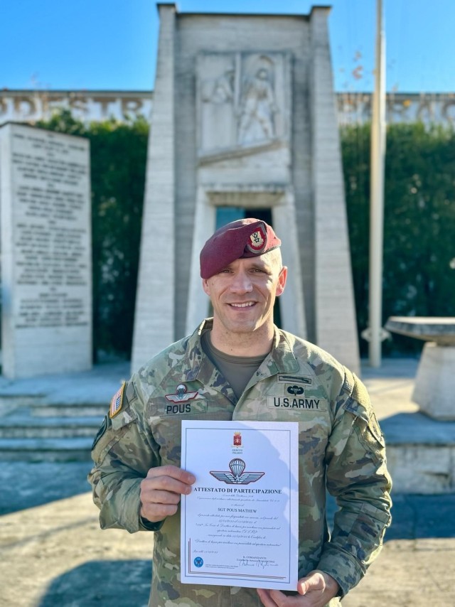 First Sky Soldier earns Italian Jumpmaster title