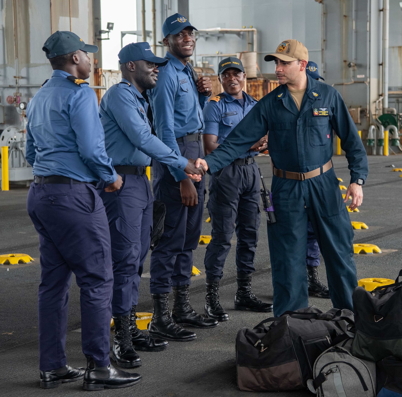 USS Hershel “Woody” Williams (ESB 4) Joins Forces with Ghana Navy in the Gulf of Guinea for Exercise Sea Lion 2024