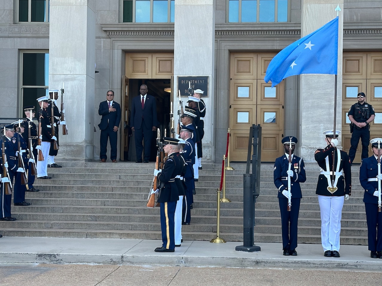 Austin Welcomes Micronesia’s President to Pentagon