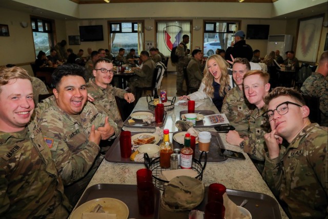 Dallas Cowboys Cheerleaders Bring Cheer and Support to Troops in South Korea