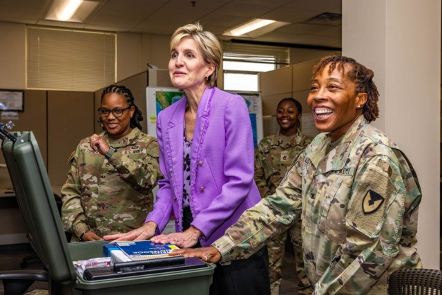 Army female command team’s diverse careers converge in shared value: care for people