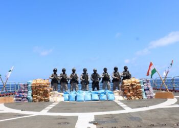 Indian Navy Carries Out First Drug Interdiction as CMF Member