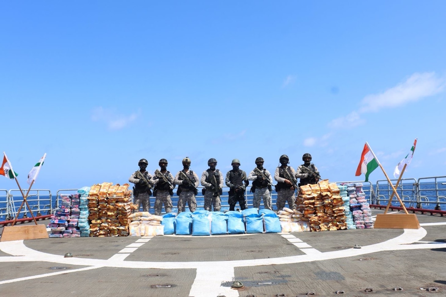 Indian Navy Carries Out First Drug Interdiction as CMF Member