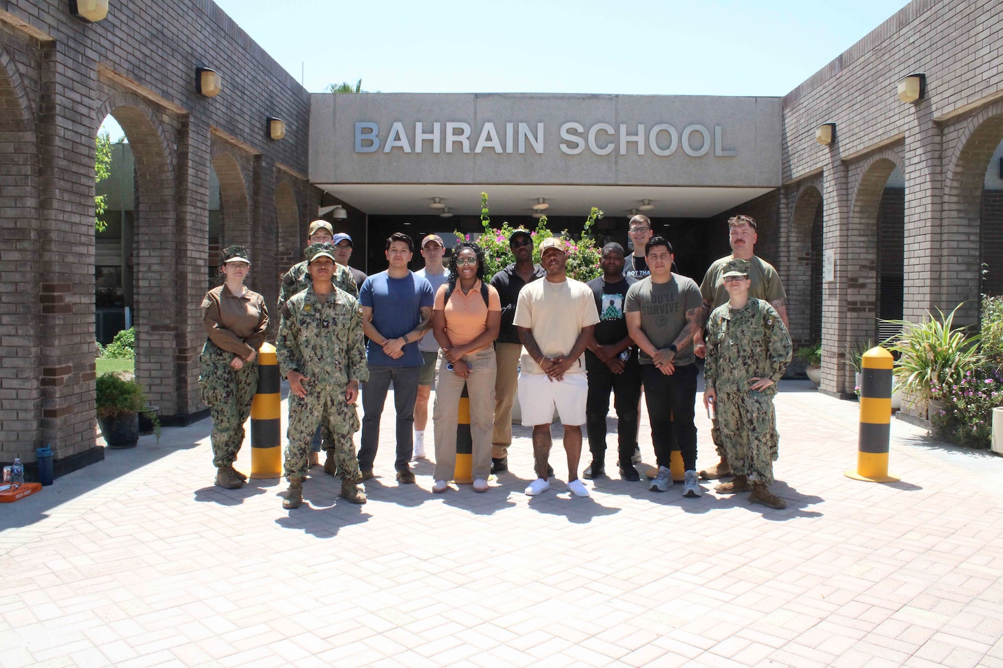NSA Bahrain Rallies to Support DoDEA School Amidst Rain-Induced Damage