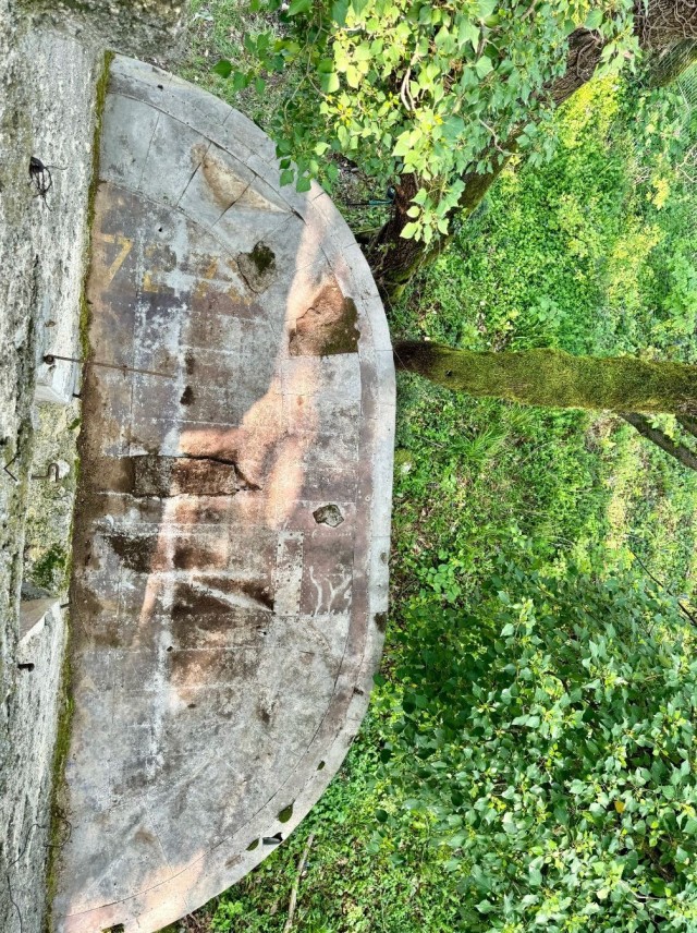 A vertical tail stabilizer from the B-24 Liberator "Ready, Willing and Able" was built into a bird hunting tower near Arcugnano, Italy. The plane was shot down Dec, 28, 1943 while conducting a bombing raid over Vicenza.  